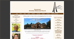 Desktop Screenshot of immanuel-crc.org